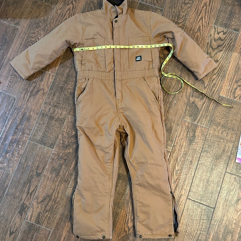 Berne Unisex Kids' Softstone Duck Insulated Coveralls Size Youth Large 14-16